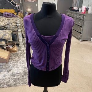 urban outfitters cardigan set